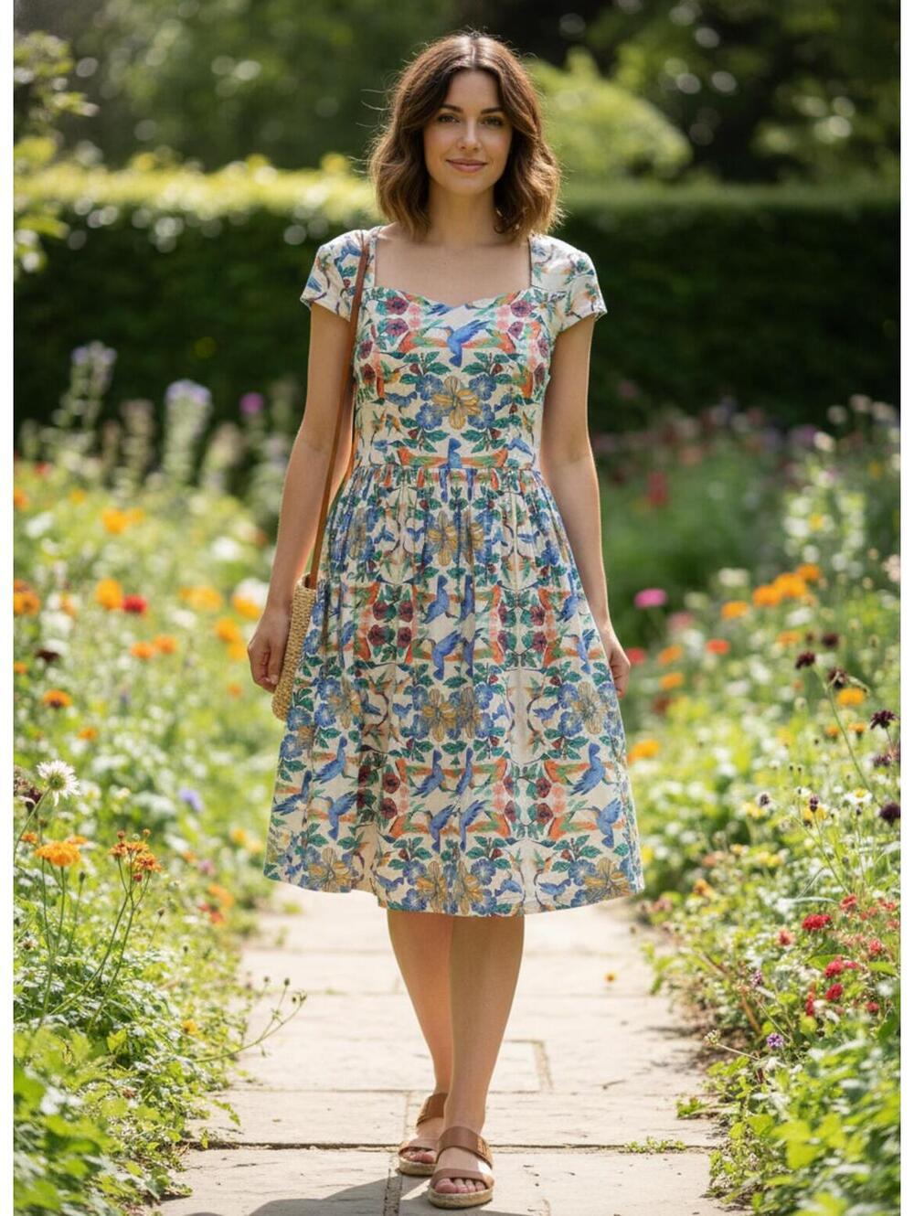 Dancing Days By Banned Hummingbird Dress Size Small